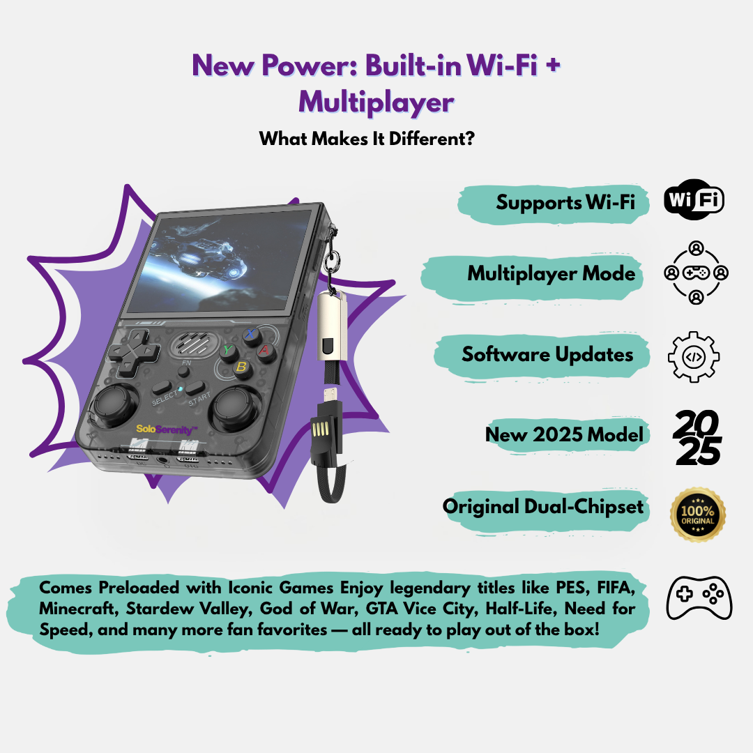 SoloSerenity™ PS Gaming Console (New Version)