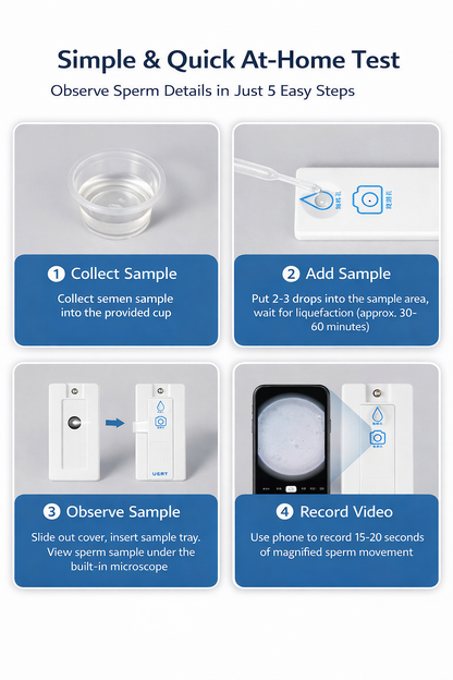 Home Sperm Observation Microscope Kit