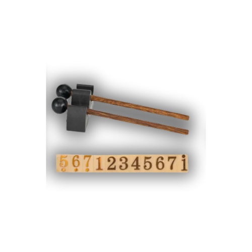 Mallets + Number Sticker